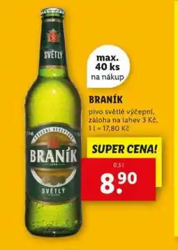 Lidl Braník nabídka