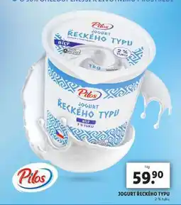 Lidl Pilos jogurt řeckého typu nabídka