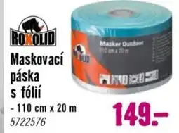 ROXOLID Maskovací páska s fólií