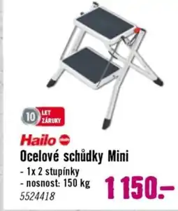 Hornbach Hailo Ocelové schůdky Mini nabídka