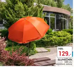 Baumax Slunečník oranžový, zelený nabídka