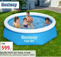 Baumax Bestway Bazén fast set pool 57448 nabídka