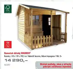 Uni Hobby Domeček dětský Madock² nabídka