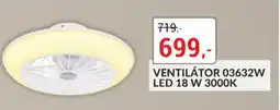 Baumax Ventilátor 03632w led 18 w 3000k nabídka