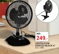Baumax Ventilátor ekw524 black 6" 2v1, 15w nabídka