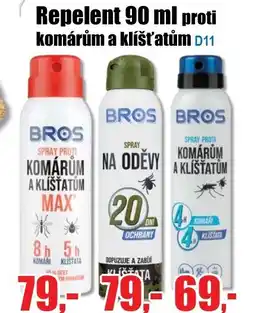 EVA BROS Repelent ml proti komárům a klíšťatům nabídka