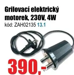 EVA Grilovací elektrický motorek, 230V, 4W nabídka