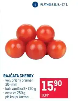 Makro Rajčata cherry nabídka