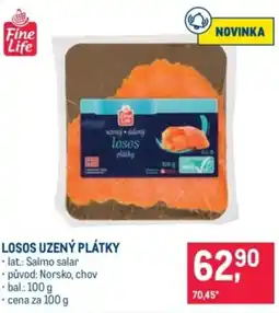 Makro Losos uzený plátky nabídka