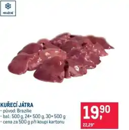 Makro Kuřecí játra nabídka