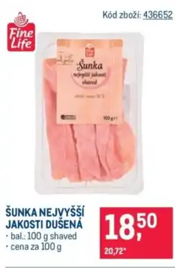 Makro Šunka nejvyšší jakosti dušená nabídka