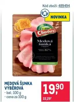 Makro Medová šunka výběrová nabídka