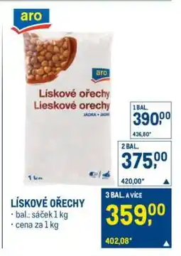 Makro Lískové ořechy nabídka