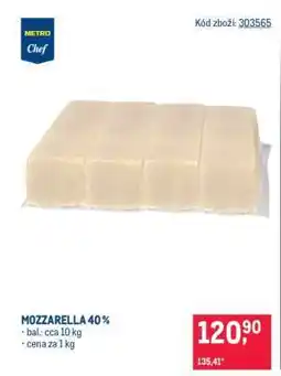 Makro Mozzarella 40 % nabídka
