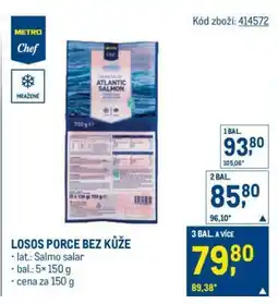 Makro Losos porce bez kůže nabídka