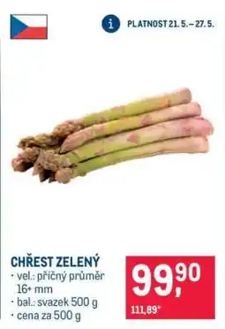 Makro Chřest zelený nabídka