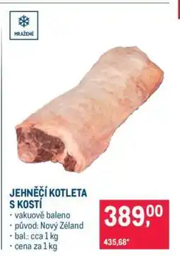 Makro JEHNĚČÍ KOTLETA S KOSTÍ nabídka