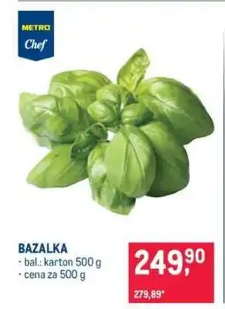 Makro Bazalka nabídka