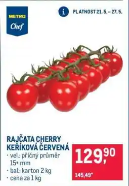 Makro RAJČATA CHERRY KEŘÍKOVÁ ČERVENÁ nabídka