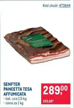 Makro SENFTER – PANCETTA TESA AFFUMICATA nabídka