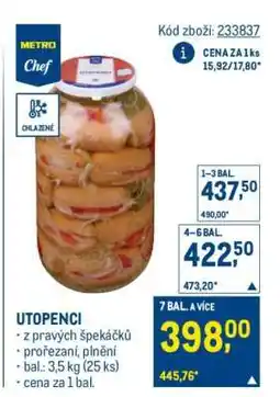 Makro Utopenci nabídka