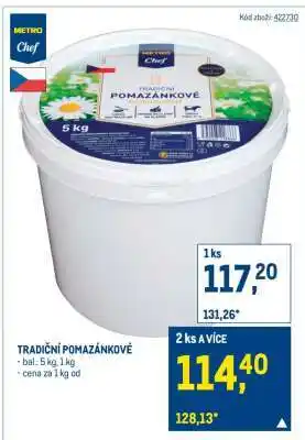 Makro Tradiční pomazánkové nabídka