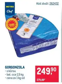 Makro Gorgonzola nabídka