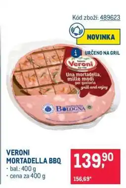 Makro VERONI MORTADELLA BBQ nabídka