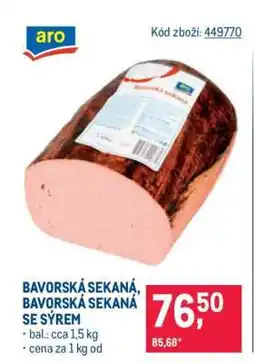 Makro Bavorská sekaná, Bavorská sekaná se sýrem nabídka