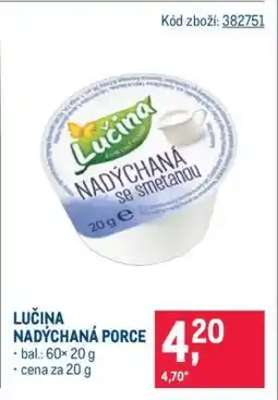 Makro Lučina Nadýchaná porce nabídka
