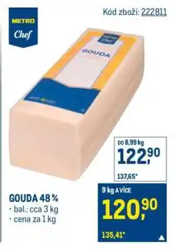 Makro Gouda 48% nabídka