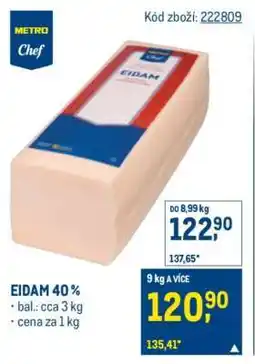 Makro Eidam 40 % nabídka