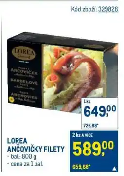 Makro LOREA ANČOVIČKY FILETY nabídka