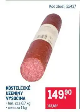 Makro Kostelecké uzeniny Vysočina nabídka