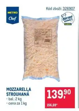 Makro Mozzarella strouhaná nabídka