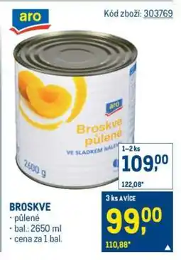 Makro Broskve nabídka