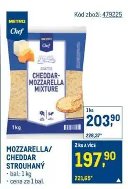 Makro MOZZARELLA/CHEDDAR STROUHANÝ nabídka