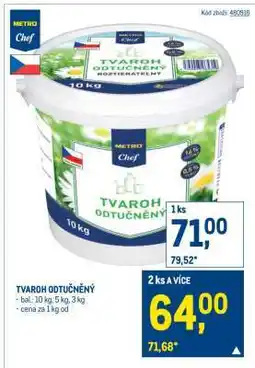 Makro Tvaroh odtučněný nabídka