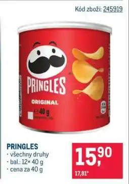 Makro Pringles nabídka
