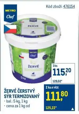 Makro ŽERVÉ ČERSTVÝ SÝR TERMIZOVANÝ nabídka