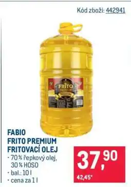 Makro FABIO FRITO PREMIUM FRITOVACÍ OLEJ nabídka