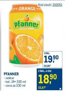 Makro Pfanner nabídka