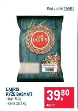 Makro Lagris rýže basmati nabídka
