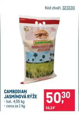 Makro Cambodian jasmínová rýže nabídka
