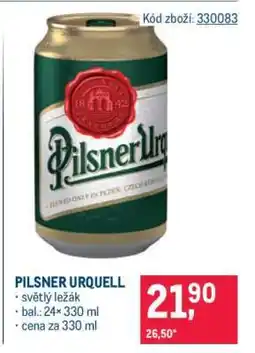 Makro Pilsner Urquell nabídka