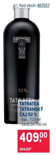 Makro Tatratea Tatranský čaj 52 % nabídka
