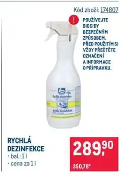 Makro Rychlá dezinfekce nabídka