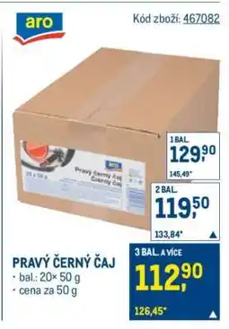 Makro PRAVÝ ČERNÝ ČAJ nabídka