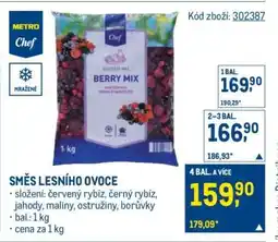 Makro Směs lesního ovoce nabídka
