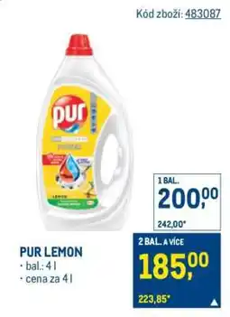 Makro PUR LEMON nabídka